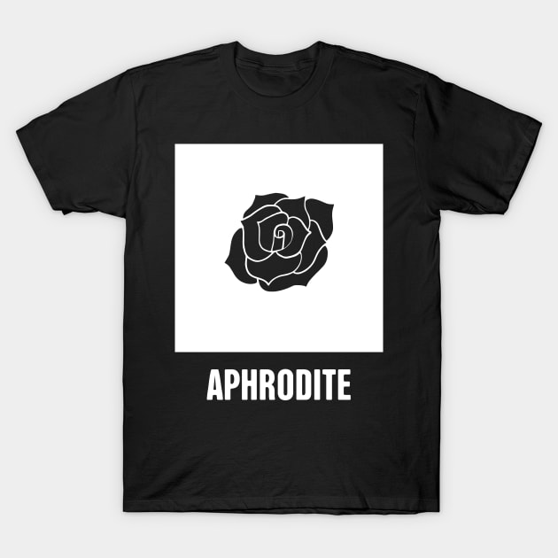 Aphrodite | Greek Mythology God Symbol T-Shirt by MeatMan